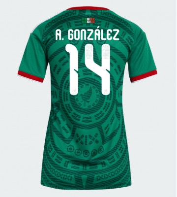 Mexiko Armando Gonzalez #14 Replika Hemmatröja Damer VM 2026 Kortärmad